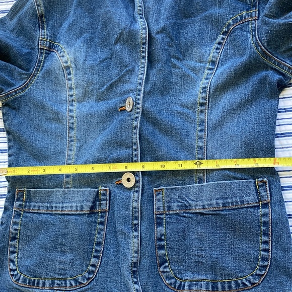 Carol’s Denim distressed jean jacket, S - Picture 11 of 13